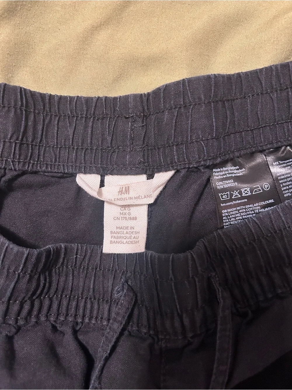 H&M Linen-Blend Pants